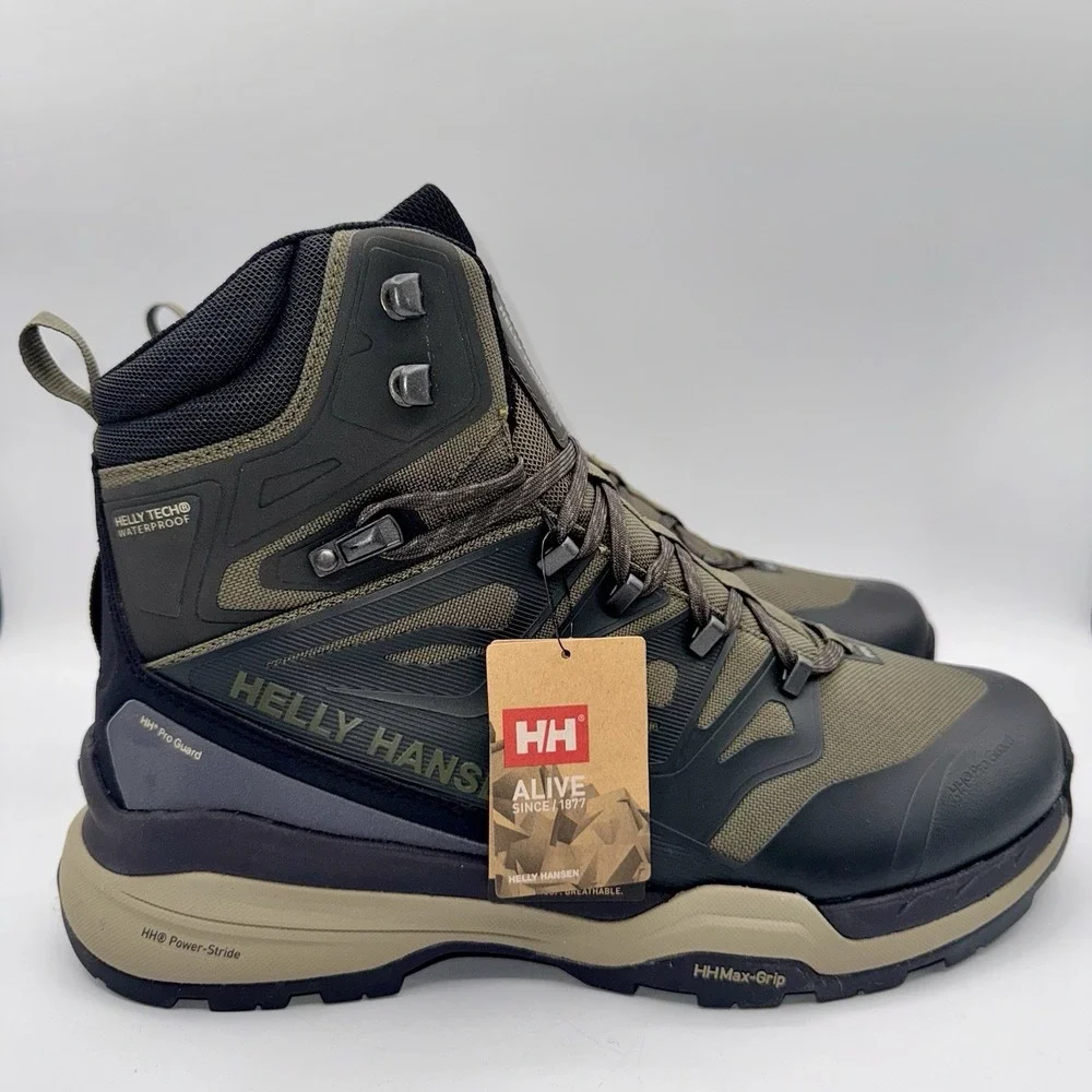 Helly‎ Hansen Traverse HT Waterproof Boots Men's Size 11 Traverse Green